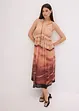 Gedessineerde jurk van chiffon, bonprix