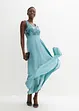 Maxi jurk met pailletten en borduursel, bonprix