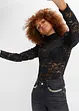 Aansluitend longsleeve met kant, bonprix