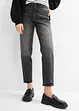 High waist mom jeans, cropped, bonprix