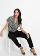 Wijde broek van viscose, korte maten, BODYFLIRT