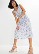 Gedessineerde midi jurk met kant, BODYFLIRT