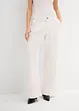 Wide leg jeans low waist, low stretch, bonprix