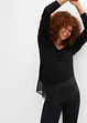 Longsleeve in materiaalmix, BODYFLIRT