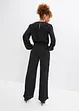 Satijnen jumpsuit in wikkellook, BODYFLIRT