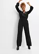 Satijnen jumpsuit in wikkellook, BODYFLIRT