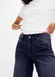 Wide leg jeans mid waist, stretch, bonprix