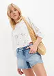 Stretch jeans short, mid waist, bonprix