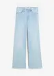 Wide leg stretch jeans high waist, bonprix