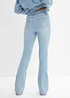 Flared jeans met riem (2-dlg. set), RAINBOW