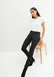 Stretch jeans mid waist, straight, bonprix
