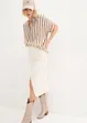 Stretch spijkerrok, midi lengte, John Baner JEANSWEAR