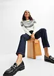High waist stretch jeans, straight, bonprix