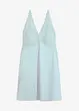 Slipdress met uitneembare vulling en glanzend materiaal, bonprix