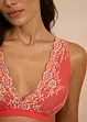 Bralette zonder beugels en met multicolor kant, bonprix