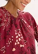 Gedessineerde blouse van viscose, bonprix