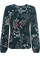 Gedessineerde blouse van viscose, bonprix