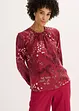 Gedessineerde blouse van viscose, bonprix