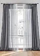 Gordijnen met gerecycled polyester en kleurverloop (set van 2), bonprix