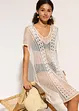 Strandjurk in gehaakte look van soepele viscose, bonprix