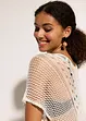 Strandjurk in gehaakte look van soepele viscose, bonprix