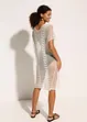 Strandjurk in gehaakte look van soepele viscose, bonprix