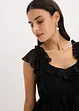 Jurk van chiffon in A-lijn, bonprix