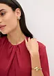 Blouse van glanzend satijn, bonprix