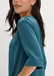 Blouse van glanzend satijn, bonprix