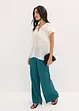 Blouse van chiffon met volants, bonprix