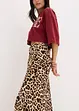 Midi rok van soepele viscose, bonprix