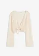 Kort vest in gehaakte look, bonprix