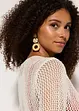 Kort vest in gehaakte look, bonprix