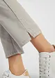 Stretch broek met rechte pijpen, mid waist, bonprix