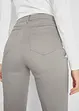 Stretch broek met rechte pijpen, mid waist, bonprix