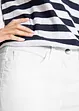 Stretch broek met rechte pijpen, mid waist, bonprix