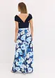Carmen jurk met draperie en riem, bonprix