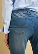 Thermojeans met mid waist, straight, bonprix