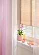 Gordijnen met gerecycled polyester en kleurverloop (set van 2), bonprix