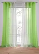 Gordijnen met gerecycled polyester en kleurverloop (set van 2), bonprix