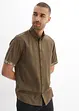 Overhemd met korte mouwen, slim fit, bonprix