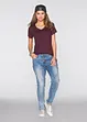 T-shirt in een viscosemix, bonprix