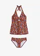 Halternek tankini (2-dlg. set) met ringdetail, bonprix