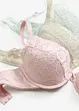 Push up bh met fijn kant (set van 3), bonprix