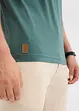 Henley shirt, korte mouw (set van 2) van biologisch katoen, bonprix