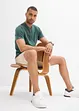 Henley shirt, korte mouw (set van 2) van biologisch katoen, bonprix