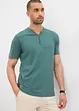 Henley shirt, korte mouw (set van 2) van biologisch katoen, bonprix