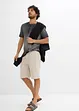 Henley shirt van biologisch katoen in washed out look, bonprix