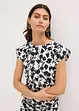 Jurk met plooitjes, bonprix