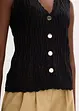 Ajour vest, bonprix